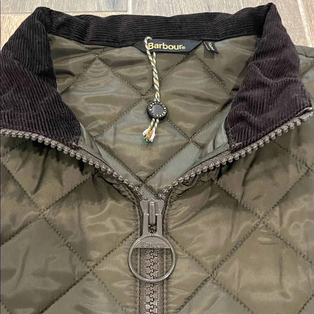 NEW! Barbour Kensington Quilted Nylon Jacket Size XL